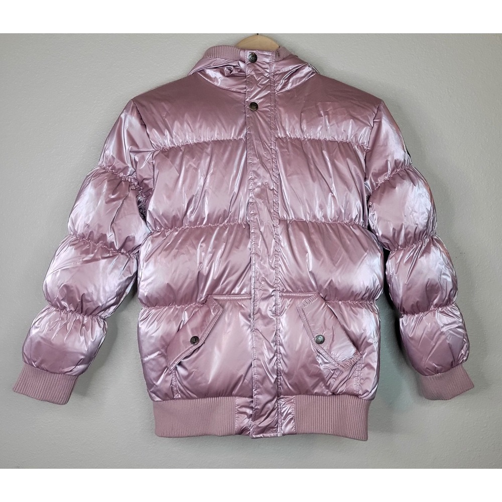 Appaman New York Glacial Pink Puffy Coat Size 12 Down Coat Youth Girls READ!